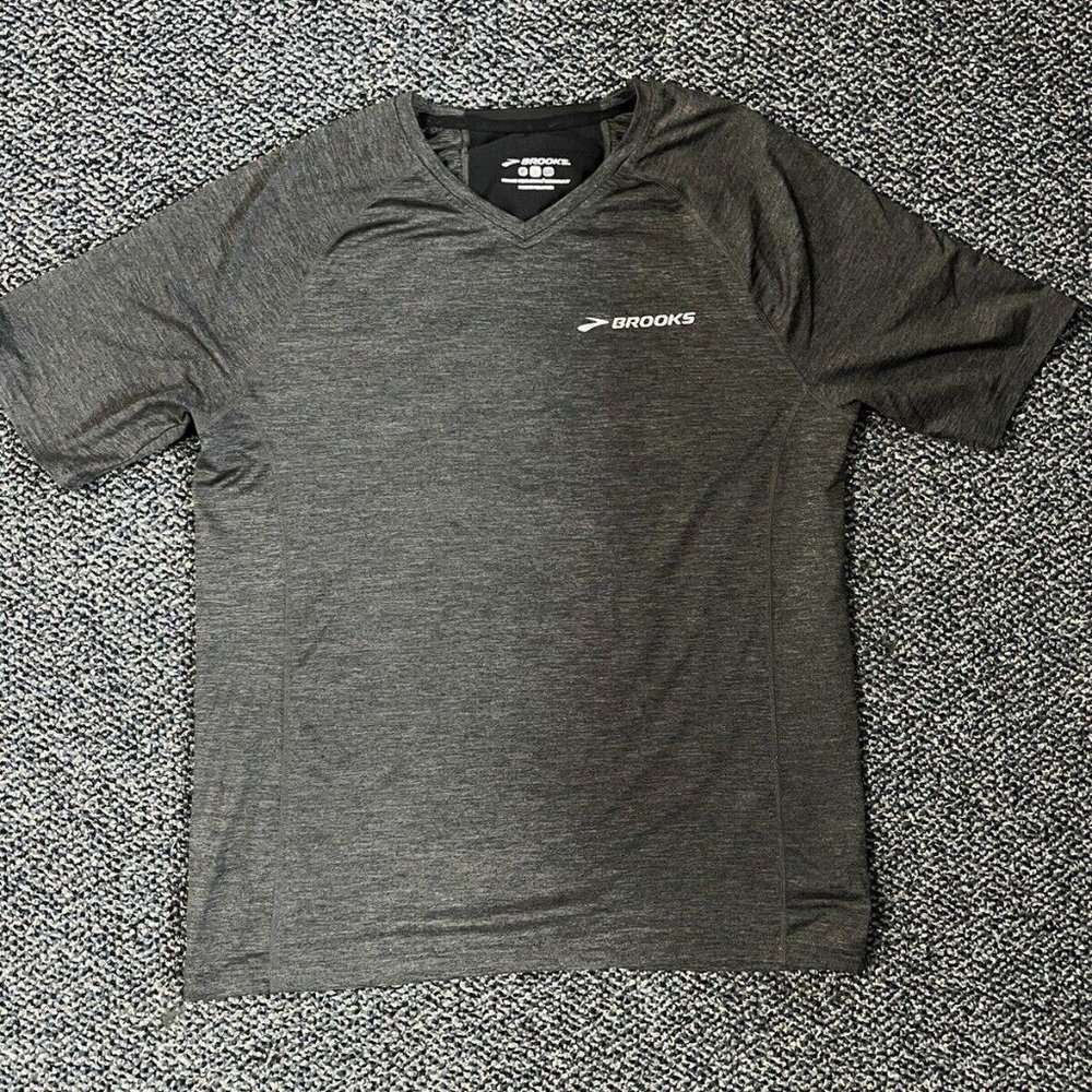 BROOKS Equilibrium Technology Running Fitness Activewear Shirt Woman Sz Small